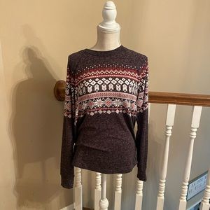 Cuddl Duds Sweater Knit Pajama Set